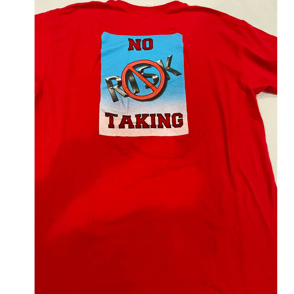 Budweiser Red Graphic T-shirt Employee Safety Logo Red Size Medium - Picture 3 of 3